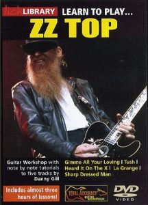 LICK LIBRARY LEARN TO PLAY ZZ TOP ELECTRIC GUITAR DVD