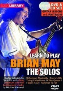 LICK LIBRARY LEARN TO PLAY BRIAN MAY QUEEN SOLOS DVD ELECTRIC GUITAR