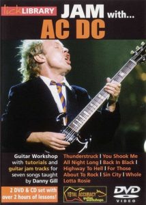 LICK LIBRARY JAM WITH ACDC VOLUME 1 GUITAR DVD & CD