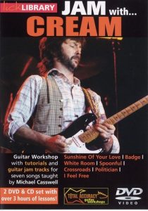 LICK LIBRARY JAM WITH CREAM GUITAR 2 DVD & CD SET