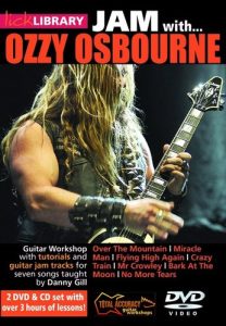 LICK LIBRARY JAM WITH OZZY OSBOURNE GUITAR DVD & CD SET