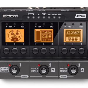 ZOOM G3 FX PEDAL for ELECTRIC GUITAR MULTI FX AUDIO INTERFACE