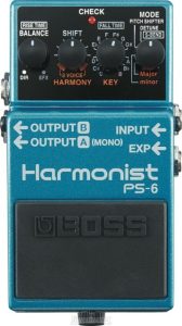 BOSS PS6 PEDAL COMPACT HARMONIST & SHIFTER for ELECTRIC GUITAR