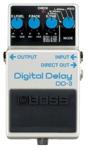 BOSS DD3 DIGITAL DELAY PEDAL for ELECTRIC GUITAR