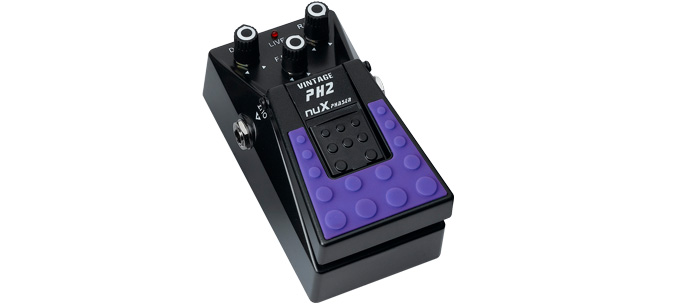 Nux NPH2 VINTAGE PHASER ELECTRIC GUITAR FX EFFECTS PEDAL STOMP BOX – South  Coast Music
