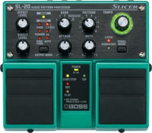 BOSS SL20 SLICER AUDIO PATTERN TWIN GUITAR FX PEDAL