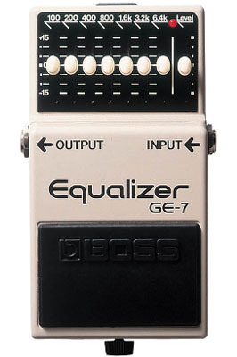 BOSS GE-7 GRAPHIC EQUALIZER FX PEDAL