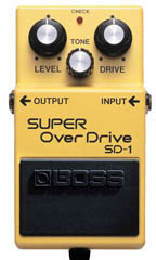 BOSS SD-1 SUPER OVERDRIVE FX PEDAL for GUITAR
