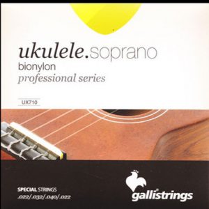 SOPRANO UKULELE STRINGS GALLI BIONYLON PROFESSIONAL SERIES