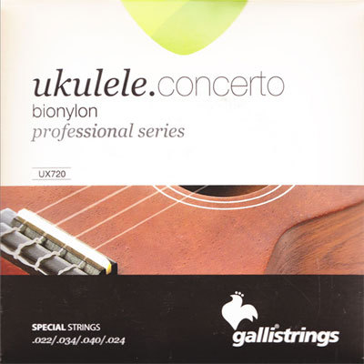 CONCERT UKULELE STRINGS GALLI BIONYLON PROFESSIONAL SERIES SUPERB QUALITY & TONE