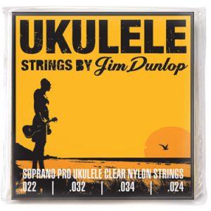 DUNLOP UKULELE STRINGS STRING SET SOPRANO PRO GAUGE .022 .032 .034 .024