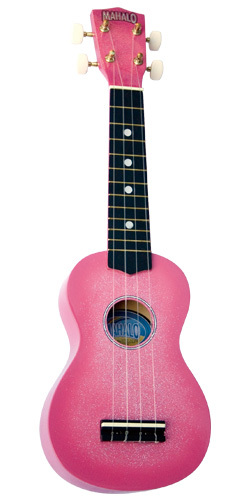 CHAMPAGNE PINK MAHALO SOPRANO UKULELE w GIG BAG & LEARN UKE DVD