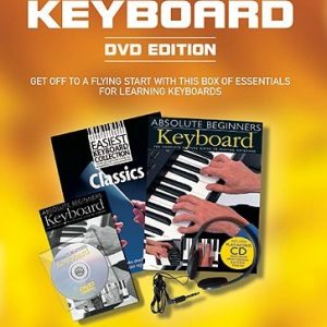 KEYBOARD STARTER PACK with HEADPHONES TUITION BK CD DVD SONG BOOK