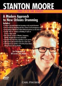 STANTON MOORE DVD TAKE IT TO THE STREET MODERN APPROACH TO   ORLEANS DRUMMING