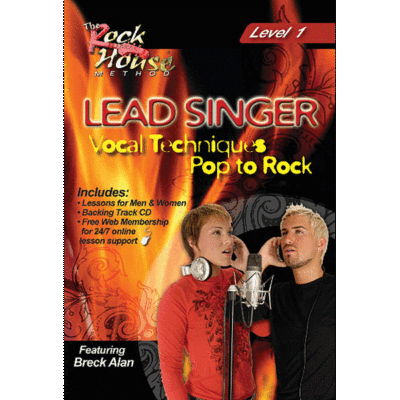 VOCAL TECHNIQUE POP TO ROCK LEAD SINGER DVD BRECK ALLAN