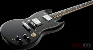 GIBSON ANGUS YOUNG SG HH EBONY LIGHTNING BOLTS