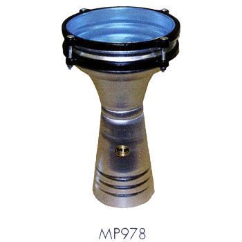 DARBUKA EGYTIAN LEBANESE GOBLET TABLA  DRUM 15inch MANO MP978 ALUMINIUM