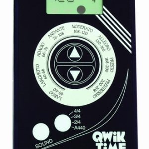 DIGITAL CREDIT CARD POCKET METRONOME QWIK TIME QT5 for GUITAR PIANO