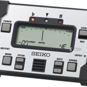 SEIKO SAT800 CHROMATIC ELECTRIC ACOUSTIC BASS GUITAR TUNER BACKLIT LCD DISPLAY