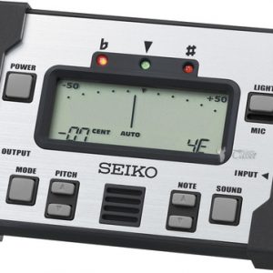 SEIKO SAT800 CHROMATIC ELECTRIC ACOUSTIC BASS GUITAR TUNER BACKLIT LCD DISPLAY