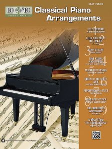 10 FOR 10 SHEET MUSIC CLASSICAL PIANO ARRANGEMENTS EASY PIANO SOLO SONG BOOK