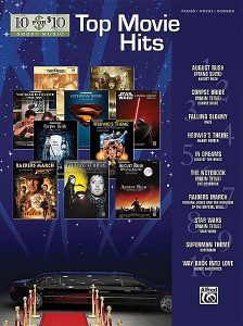 10 FOR 10 SHEET MUSIC TOP MOVIE HITS PIANO VOCAL GUITAR PVG SONG BOOK SONGBOOK