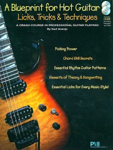A BLUEPRINT FOR HOT GUITAR LICKS TRICKS & TECHNIQUES TUITIONAL BOOK & CD