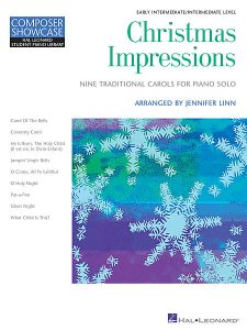 CHRISTMAS IMPRESSIONS by JENNIFER LINN PIANO SONG BOOK  SILENT NIGHT