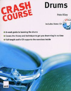 CRASH COURSE DRUMS BOOK with BONUS CD
