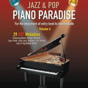 JAZZ & POP PIANO PARADISE SONG BOOK VOLUME 4 FISHEL PUSTILNIK 29 SONGS