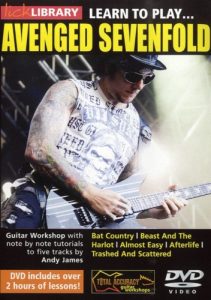 LEARN TO PLAY AVENGED SEVENFOLD LICK LIBRARY DVD