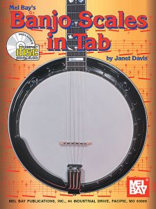 MEL BAY BANJO SCALES IN TAB SONG BOOK with BONUS CD  GREAT LEARN TO PLAY BOOK