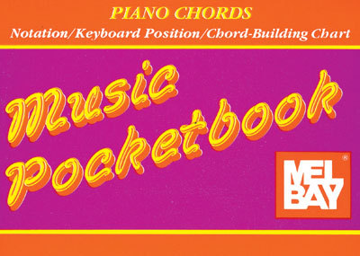 MEL BAY PIANO CHORDS MUSIC POCKET BOOK CHORD CHART & PROGRESSIONS SCALES