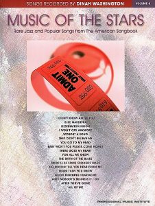 MUSIC OF THE STARS VOL8 DINAH WASHINGTON PVG SONG BOOK PIANO JAZZ