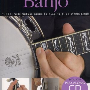 AM986403 ABSOLUTE BEGINNERS BANJO LEARN TO PLAY TUITION BOOK & CD PICTURES