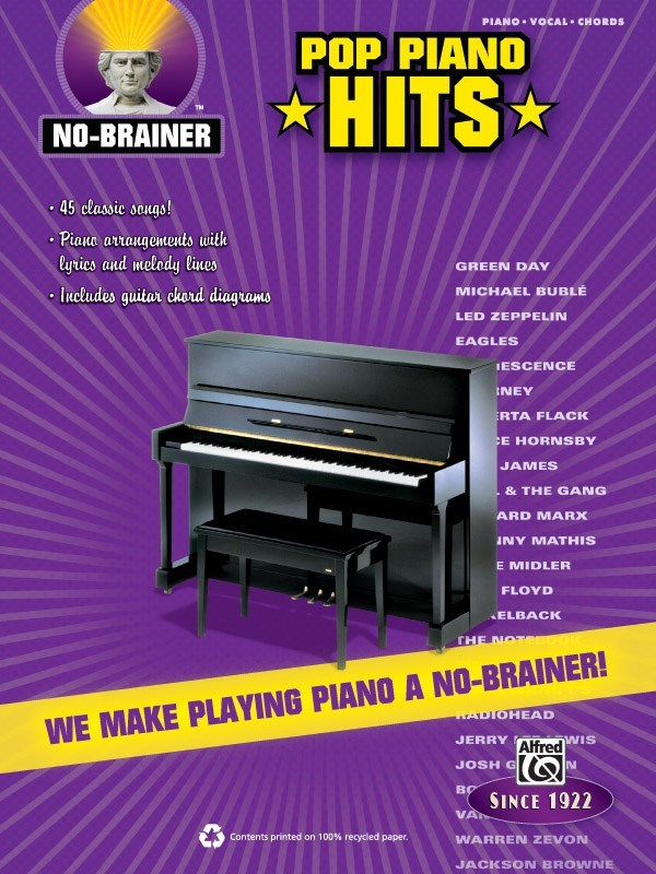 NO BRAINER FOR PIANO HITS BOOK SONGBOOK SONG BOOK MUSIC PVG PIANO VOCAL GUITAR