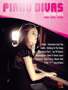 PIANO DIVAS CHARTING HITS PINK BEYONCE ADELE WASHINGTON PVG SONG BOOK GUITAR