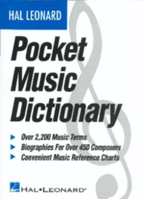 POCKET MUSIC DICTIONARY BOOK HAL LEONARD
