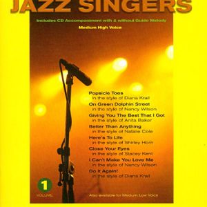 PRO CHARTS FOR JAZZ SINGERS MED-HIGH VOICE VOCAL SONG BOOK