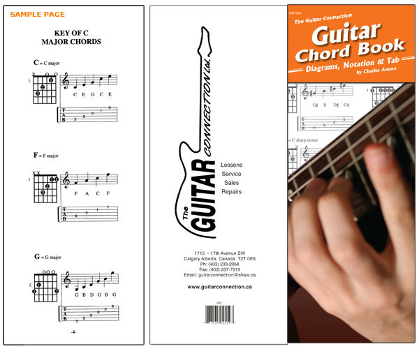 CHARLES AMORE LEARN GUITAR CHORD TAB BOOK MBF559 EASY TO READ EASY TO LEARN