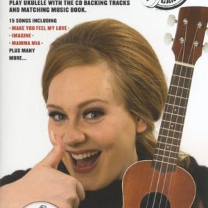 STRUMALONG UKULELE POP HITS SONG BOOK + CD 15 SONGS ADELE MCFLY COLDPLAY