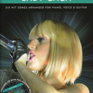 LADY GAGA SONGS 4 SOLO SINGERS PIANO VOCAL GUITAR PVG SHEET MUSIC SONG BOOK & CD