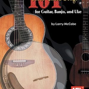101 THREE-CHORD SONGS FOR UKULELE GUITAR BANJO by LARRY MCCABE UKE SONG BOOK