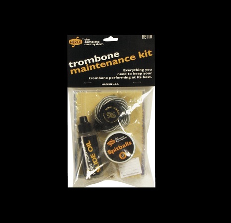 HERCO TROMBONE MAINTENANCE CARE KIT KEEP YOUR HORN IN TIP-TOP PLAYING CONDITION