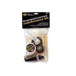 HERCO TRUMPET AND CORNET CARE / MAINTENANCE KIT w ACCESSORIES