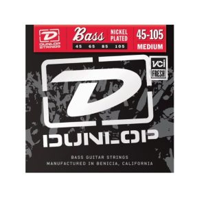 BASS GUITAR STRINGS DUNLOP DBN45105 MEDIUM GAUGE 45-105 STRING STRING SET