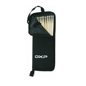 Dxp Drum Sticks 5 Pairs Of 5a Nylon Tip Sticks In A Black Nylon Bag