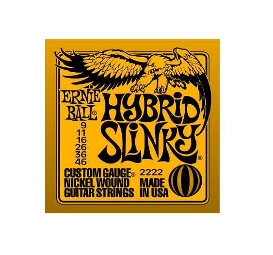 ERNIE BALL HYBRID SLINKY ELECTRIC GUITAR STRINGS 9-46
