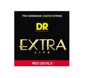 11 - 50 DR RED DEVILS HANDMADE RED COATED LONG LIFE ELECTRIC GUITAR STRINGS