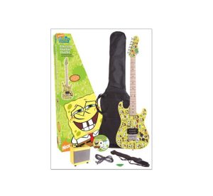 SPONGEBOB SQUAREPANTS 7/8 ELECTRIC GUITAR PACK WITH AMPLIFIER